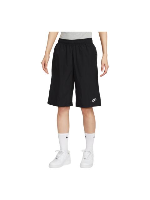 Nike (WMNS) Nike Sportswear Mid-Rise Loose Knee-Length Shorts 'Black Sail' IH8465-010