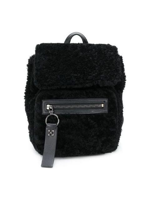 Off-White (WMNS) Off-White Montone Binder Backpack Black OWNB007E19E850771000