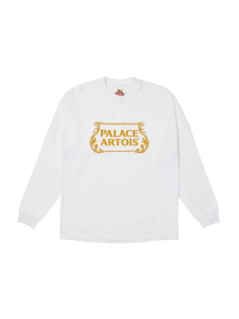 PALACE Palace Stella Artois Drop Shoulder Longsleeve White
