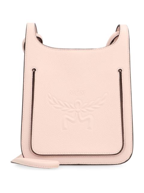 MCM Himmel Mini Leather Hobo Bag