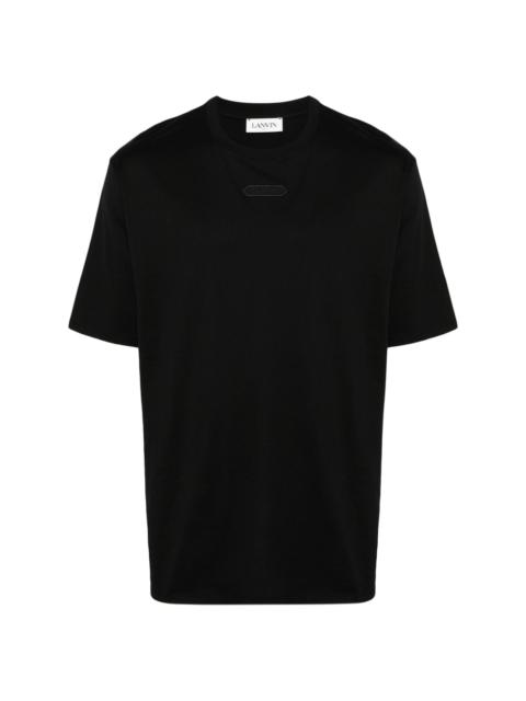 logo-patch cotton T-shirt