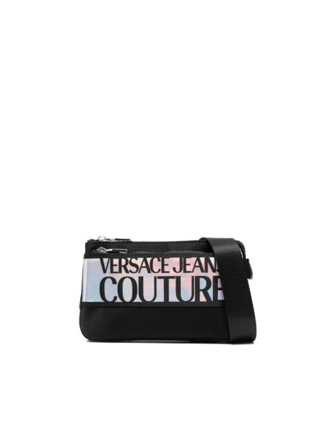 VERSACE JEANS COUTURE iridescent logo-print belt bag