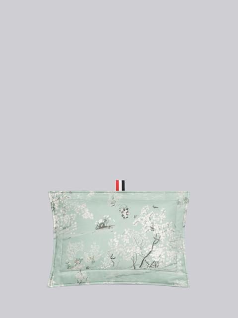 Thom Browne Printed Silk Toile Small Pillow Clutch
