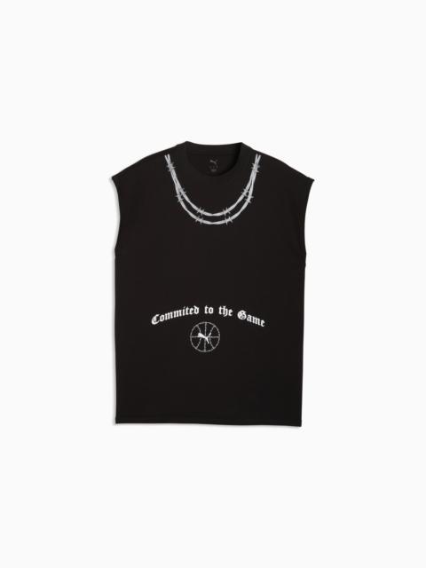 PUMA Swish N' Ink Men's Basketball Cut Off Tee