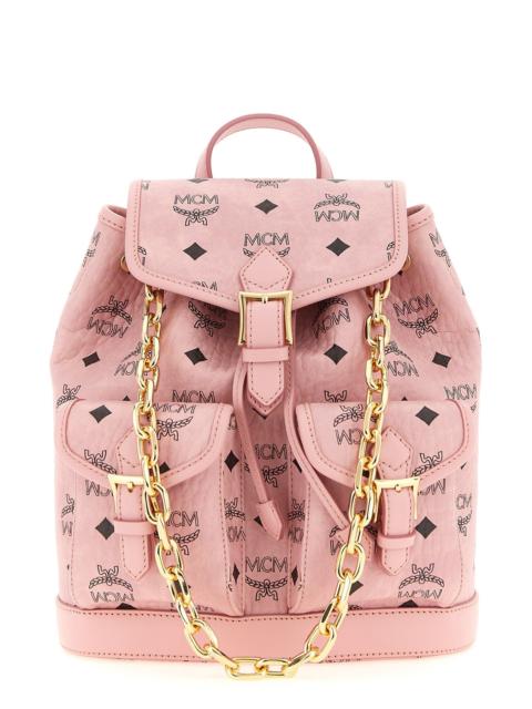 MCM Aren Backpack with Gold-Tone Hardware