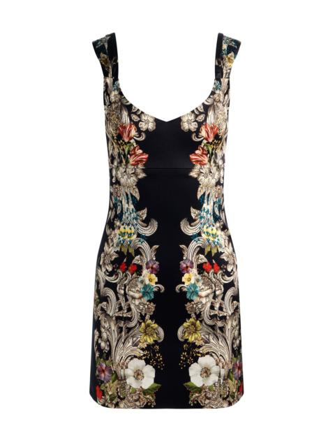 Alice + Olivia RENEE FITTED MINI DRESS