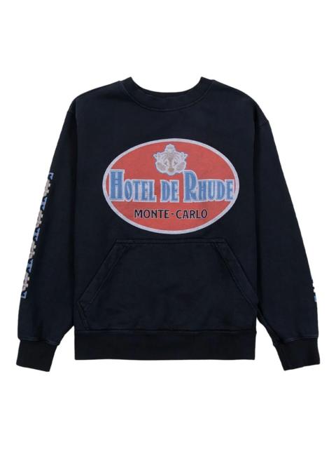 Rhude Hotel de Rhude Monte-Carlo graphic sweatshirt