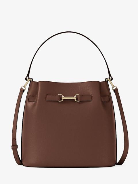 MICHAEL KORS Carson Medium Pebbled Leather Convertible Bucket Crossbody Bag