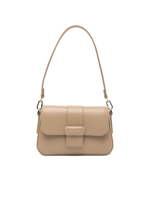 LACOSTE logo-appliqué flap bag