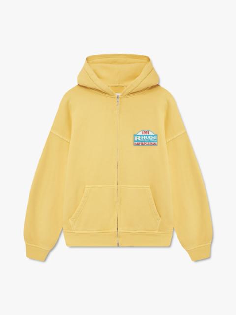 Rhude TRIPOLI RALLY TEAM ZIP-UP HOODIE