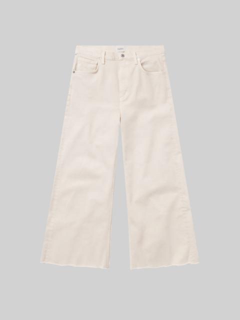 Lyra Wide Leg Crop Raw Hem
In Almondette