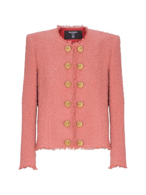 Balmain buttoned tweed jacket