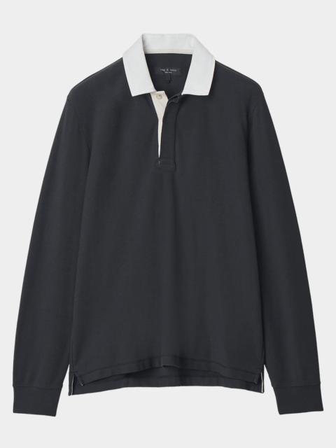 rag & bone Classic Solid Rugby Shirt