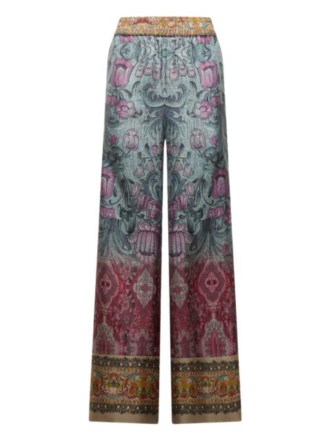 Pierre-Louis Mascia floral-pattern trousers
