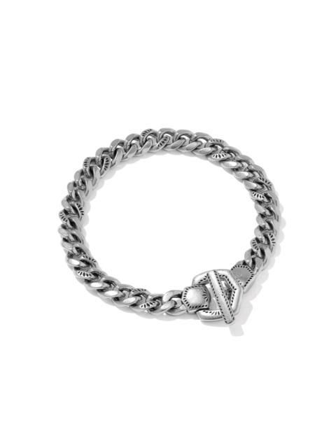 KENDRA SCOTT Keziah Vintage Silver Link and Chain Bracelet