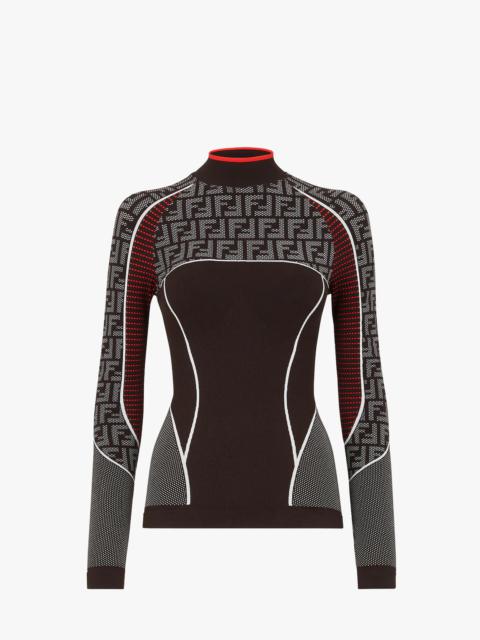 FENDI Seamless black sweater