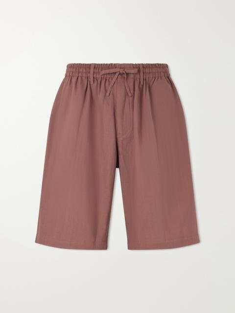 KARDO Milo Straight-Leg Cotton Drawstring Shorts