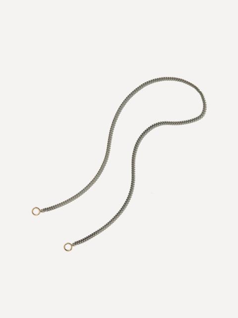 MARLA AARON Sterling Silver Not So Heavy Curb Chain Necklace