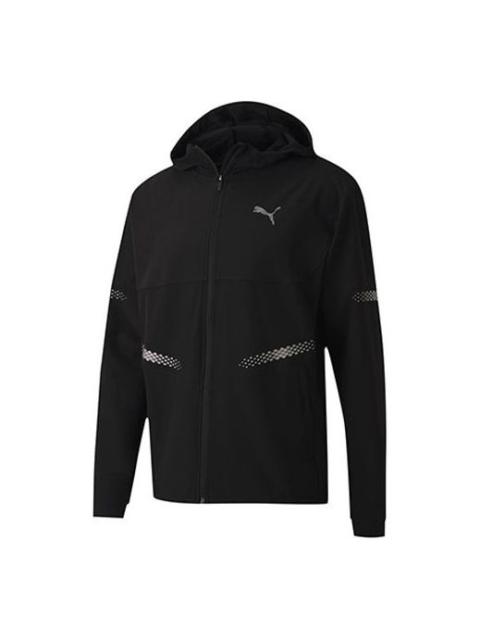 PUMA Puma 러너 ID 후드 재킷 '블랙'519382-01