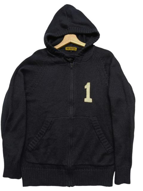 Other Designers Aran Isles Knitwear - Japan Fire Fighting Hoodie Knitwear