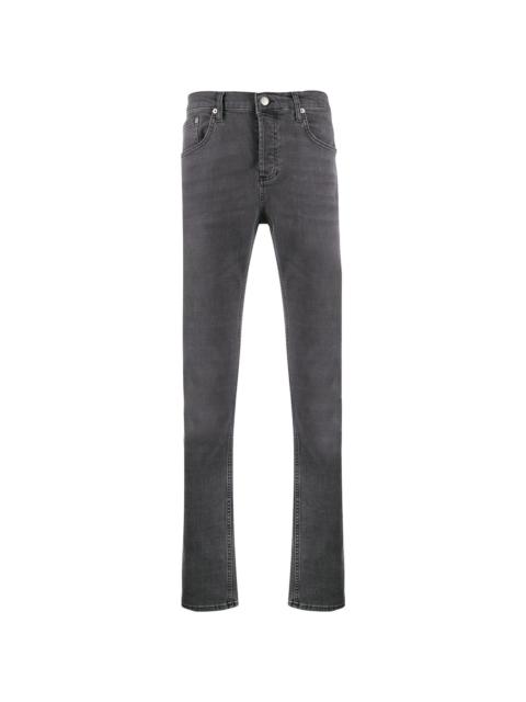 slim fit washed jeans