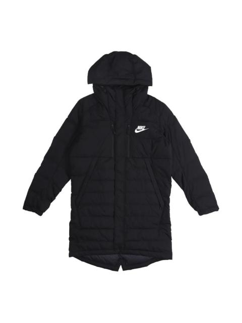 Nike Cool City Nike Men's Winter Long Warm Lightweight Down Jacket AJ7949-010