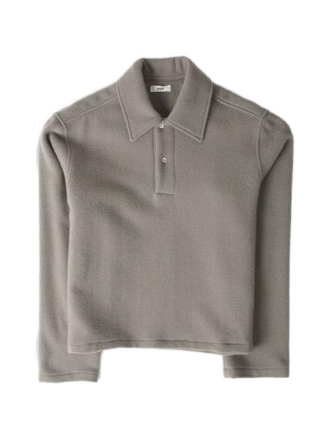 RIER fog fleece polo shirt
