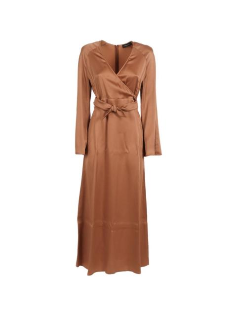 FABIANA FILIPPI brown maxi  dress