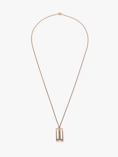 Victoria Beckham Exclusive Frame Necklace In Gold