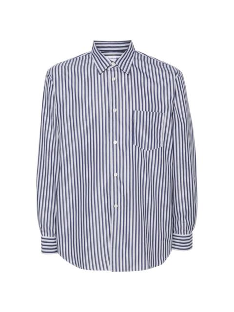 Comme des Garçons SHIRT striped cotton shirt