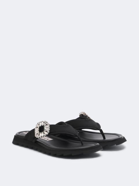 Roger Vivier Slidy Viv' embellished thong sandals