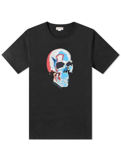 Alexander McQueen Alexander McQueen Solarized Skull Print T-Shirt