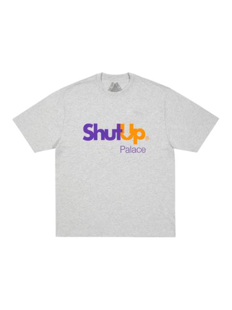 PALACE Palace Shut Up T-Shirt Grey Marl