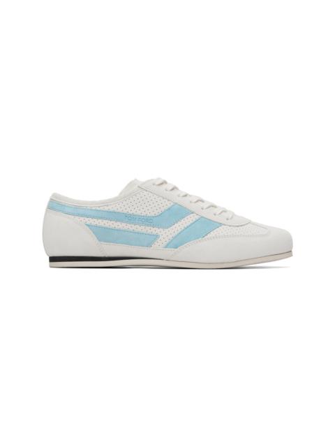 Off-White Perforated Suede Brook Sneakers