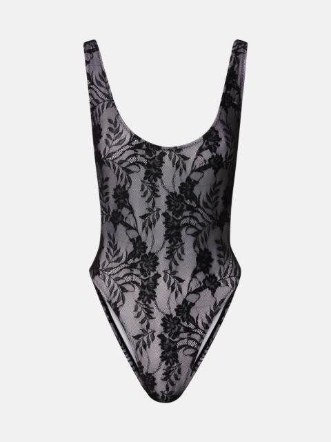 Marissa open-back lace bodysuit