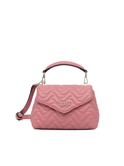 GUESS USA quilted top-handle cross body bag