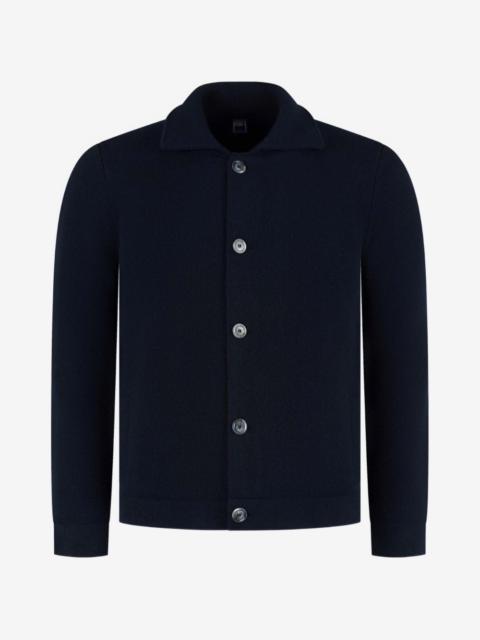 FEDELI button-up collared cardigan