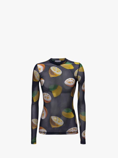 JW Anderson LONG SLEEVE MESH TOP