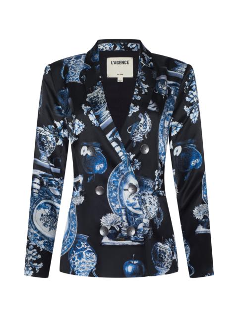 L'AGENCE Colin Silk Blazer