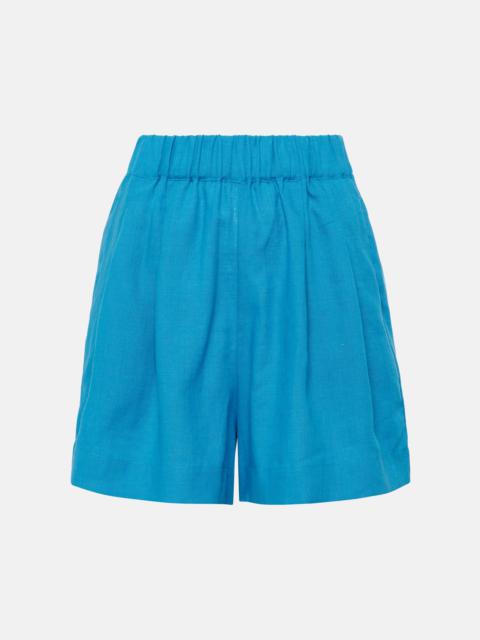 ASCENO Zurich linen Bermuda shorts