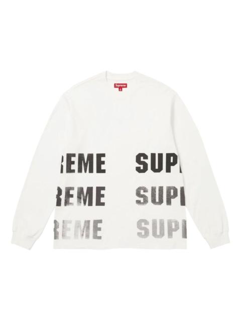 Supreme Supreme FW26 Reflective L/S T-Shirt 'White' SUP-FW26-071-WHT