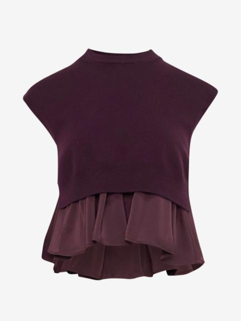 3.1 Phillip Lim pleated-peplum sweater