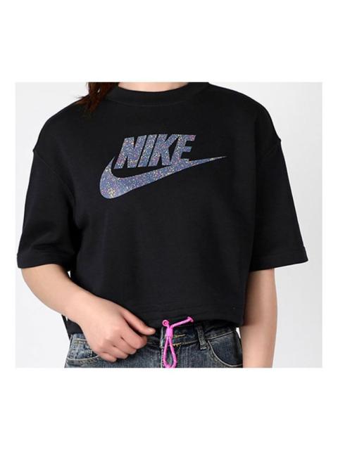 Nike (WMNS) Nike Sportswear Icon Clas Logo Printing 'Black' CJ2276-010