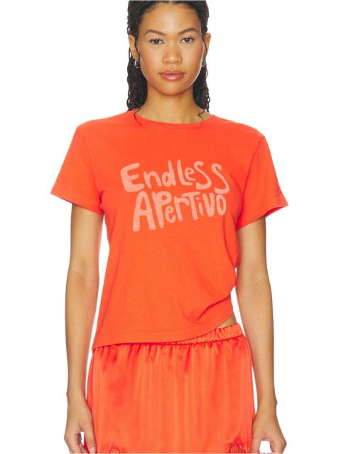 RE/DONE Classic Tee Endless Apertivo