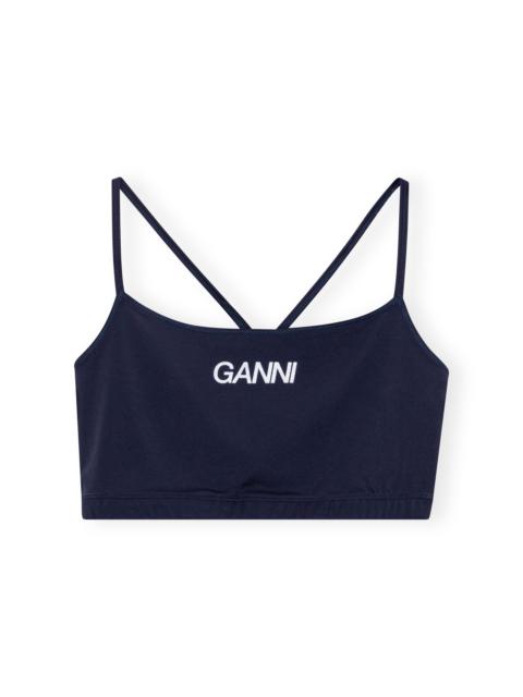 GANNI ACTIVE STRAP TOP