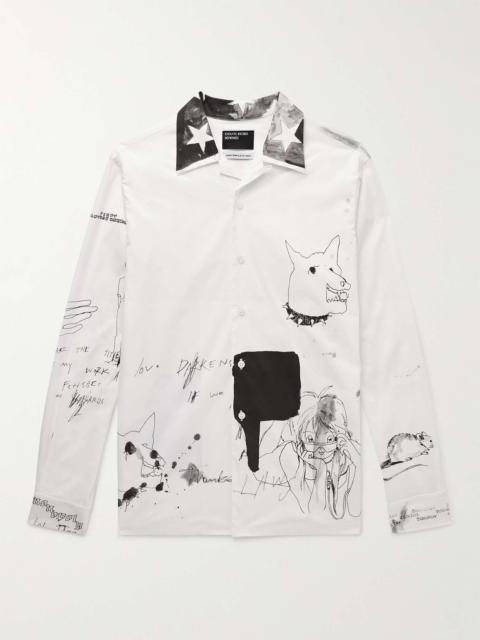 Enfants Riches Déprimés Printed Cotton-Blend Poplin Shirt