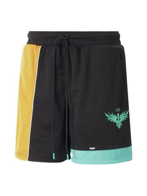 PUMA PUMA X Melo Rare Ralph Shorts 'Black' 621965-01
