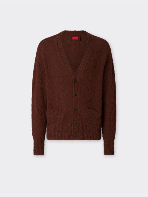 Ferrari Wool Bouclé Cardigan