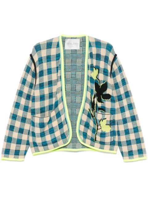 forte_forte checked cardigan