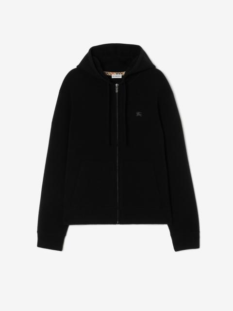 Burberry Cashmere Blend Zip Hoodie